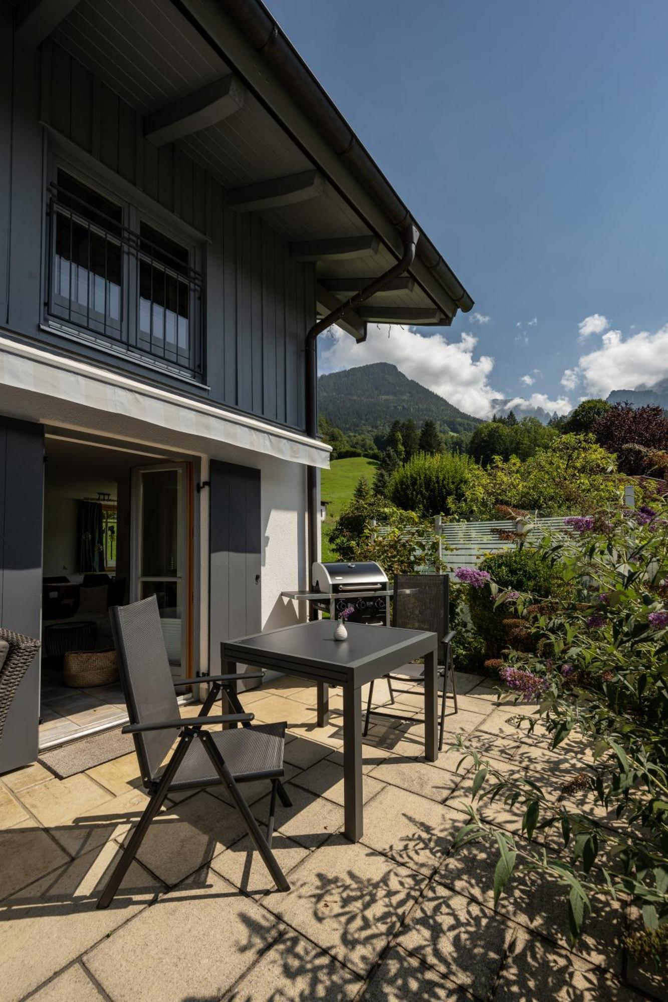 Ferienwohnung Marianne Bergpanorama Fuer Paare 60Qm ベルヒテスガーデン エクステリア 写真